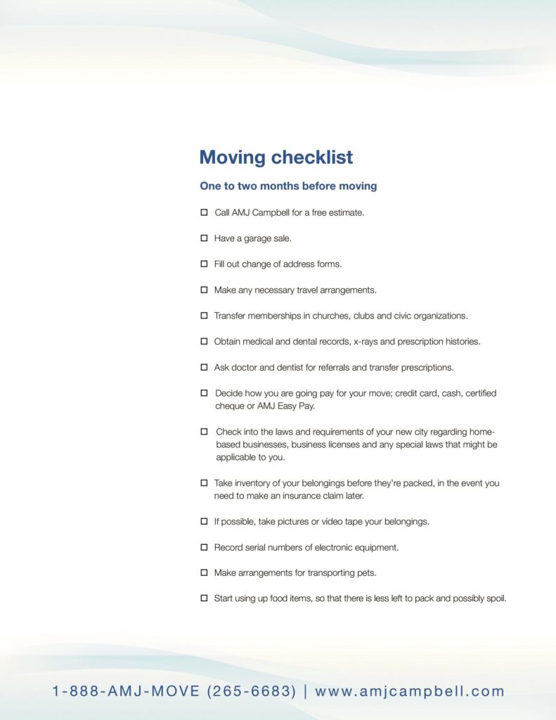 45 Great Moving Checklists Checklist For Moving In Out TemplateLab