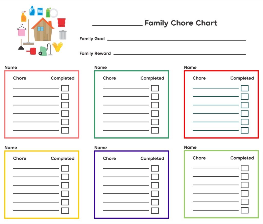 Free Printable Family Chore Chart