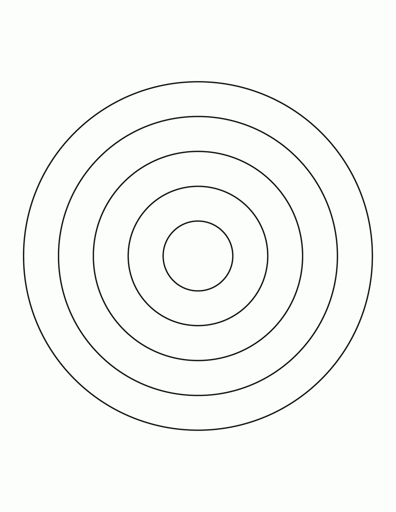 5 Concentric Circles ClipArt ETC