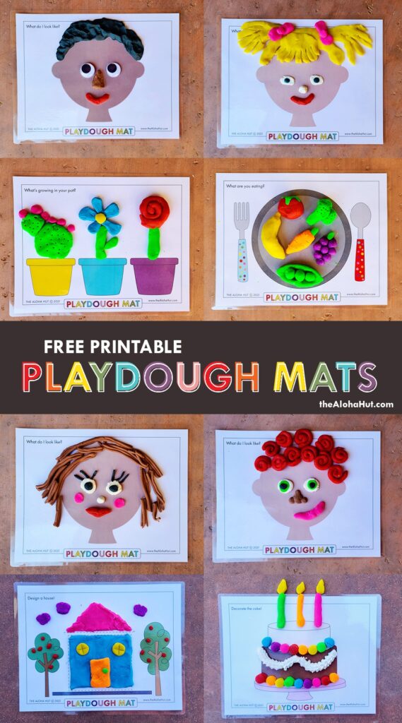 5 Free Printable PLAYDOUGH MATS To Inspire Creativity The Aloha Hut