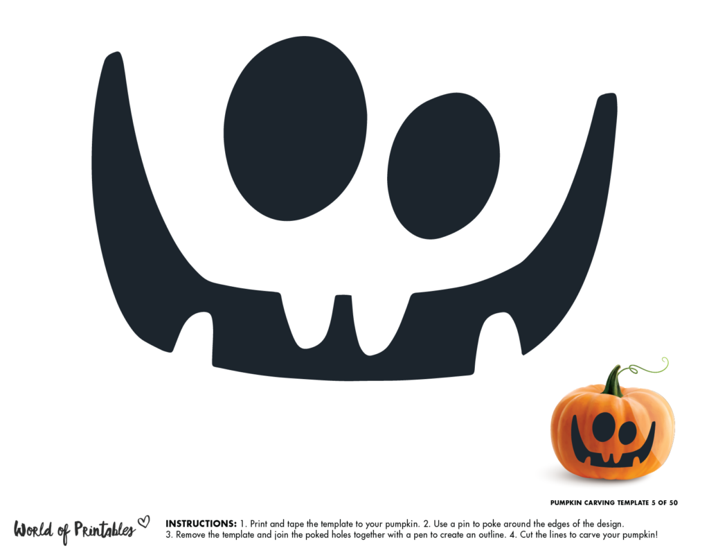 50 Easy Pumpkin Carving Stencils The Ultimate Guide To Pumpkin Carving