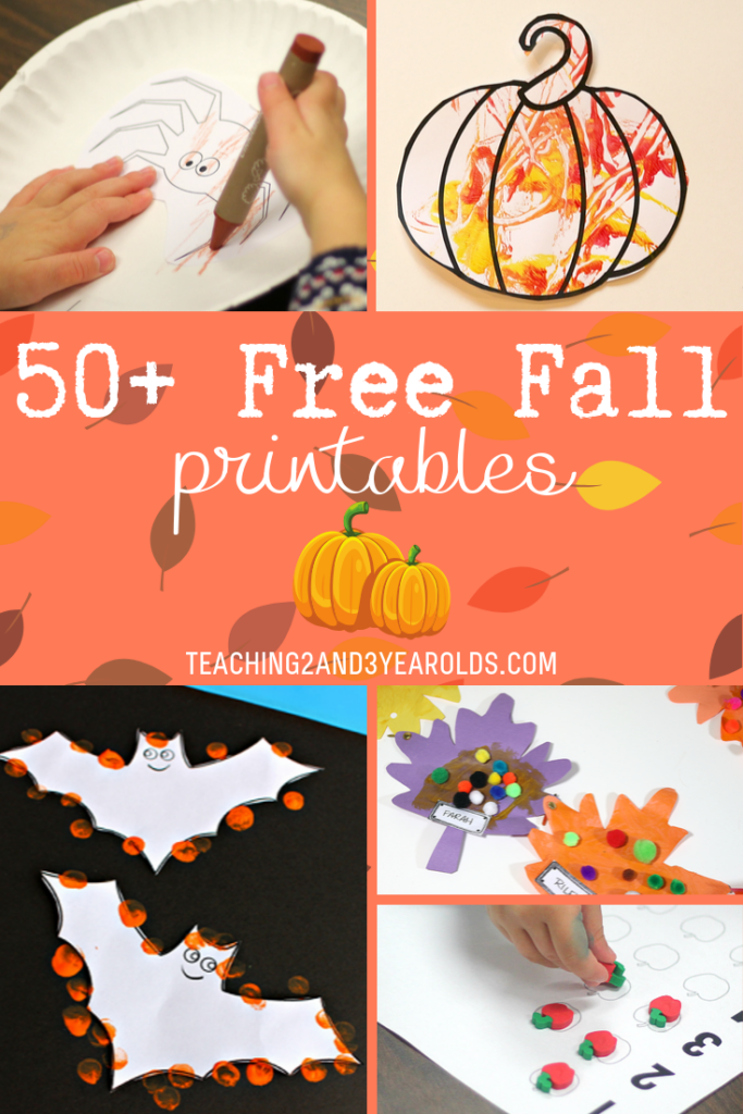 50 Free Fall Printables Toddlers And Preschoolers Love