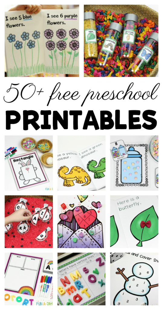 Free Printables For Preschool