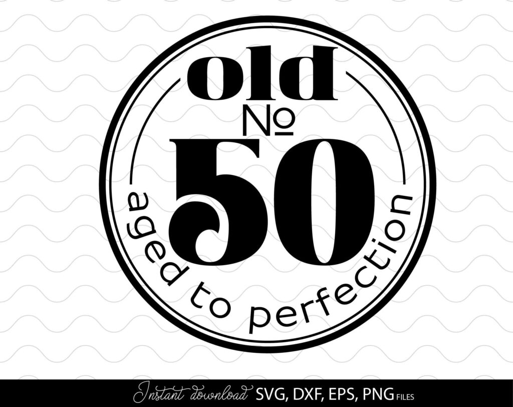 Free Printable 50th Birthday Svg