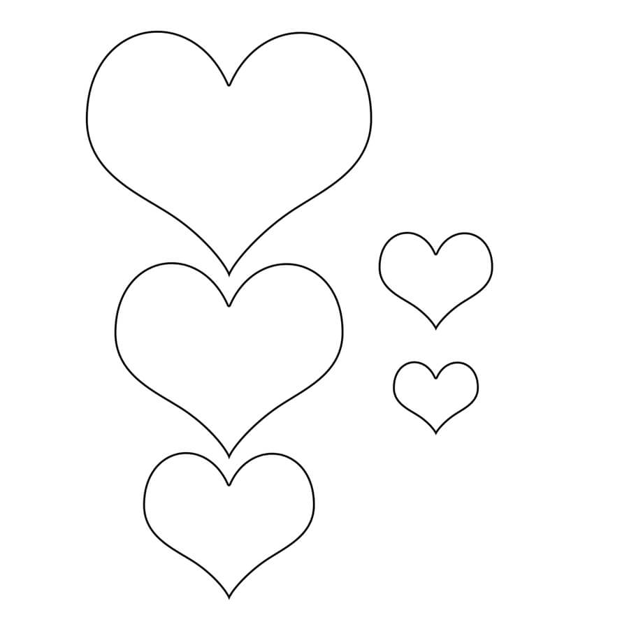 Free Printable Heart Templates Free Printable Templates