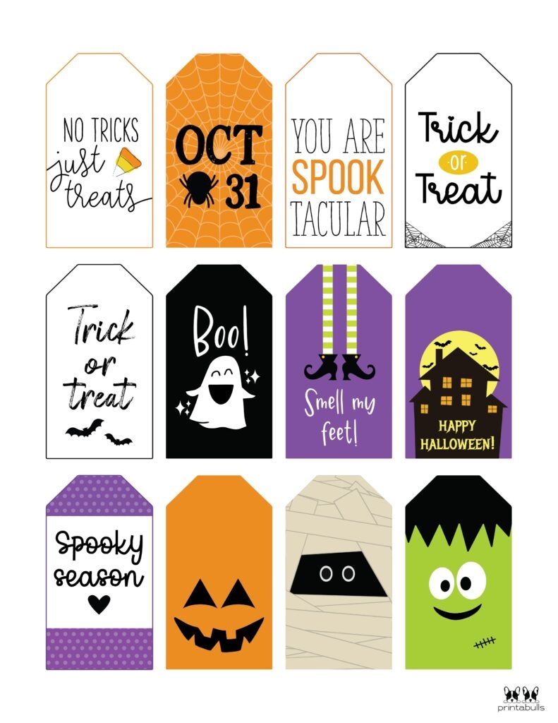 Halloween Gift Tags Free Printable