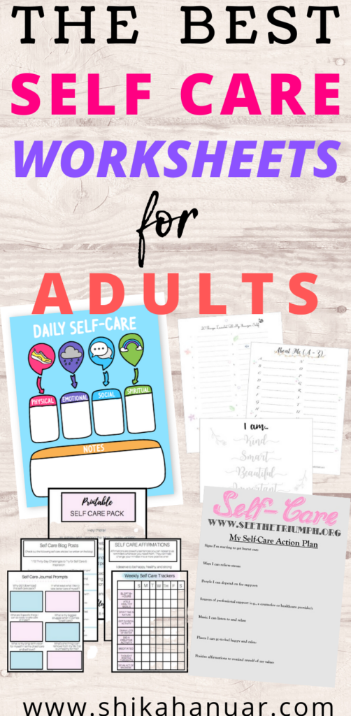 Free Printable Self Care Worksheets