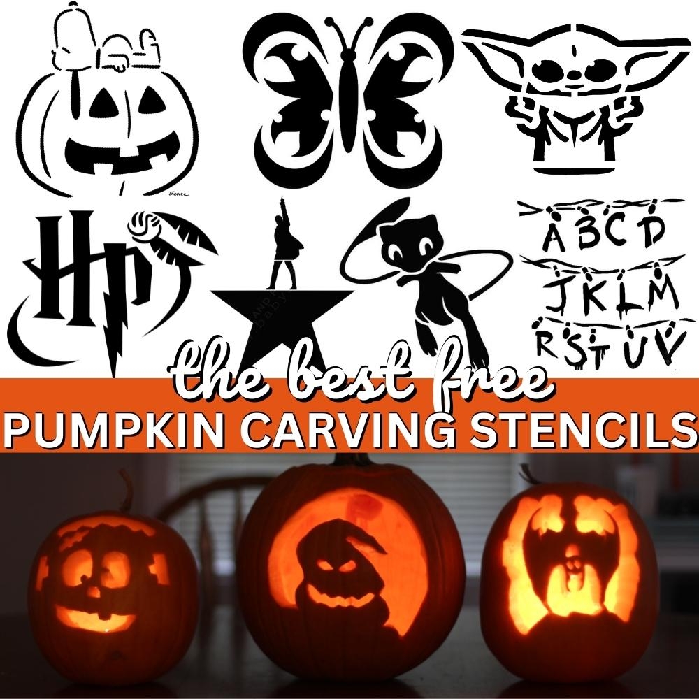 Easy Printable Pumpkin Stencils For Free