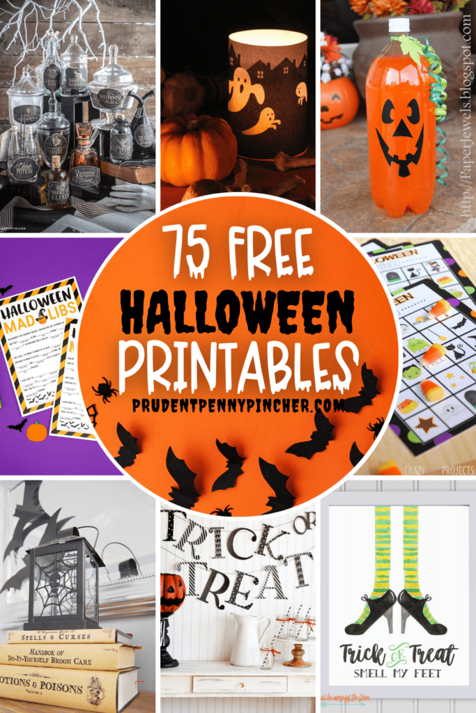 75 Free Halloween Printables Prudent Penny Pincher
