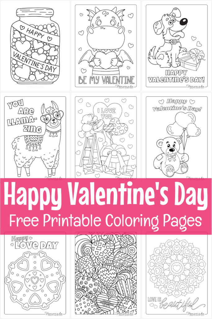 75 Free Printable Valentine s Day Coloring Pages