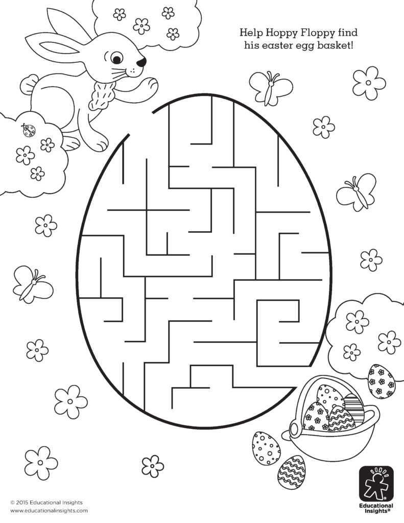 Add An A MAZE ing Addition To Your Easter Basket FREE Printables