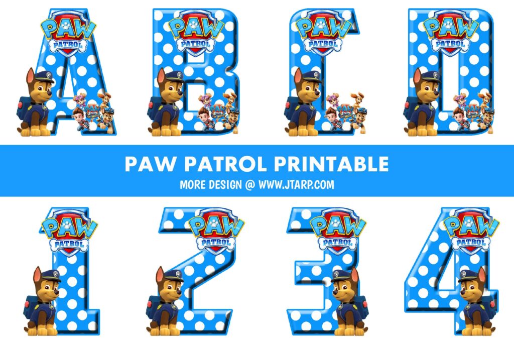 Free Printable Paw Patrol