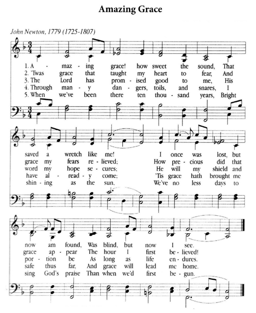 Amazing Grace Hymn Sheet Music Sheet Music Amazing Grace Sheet Music Easy Piano Sheet Music