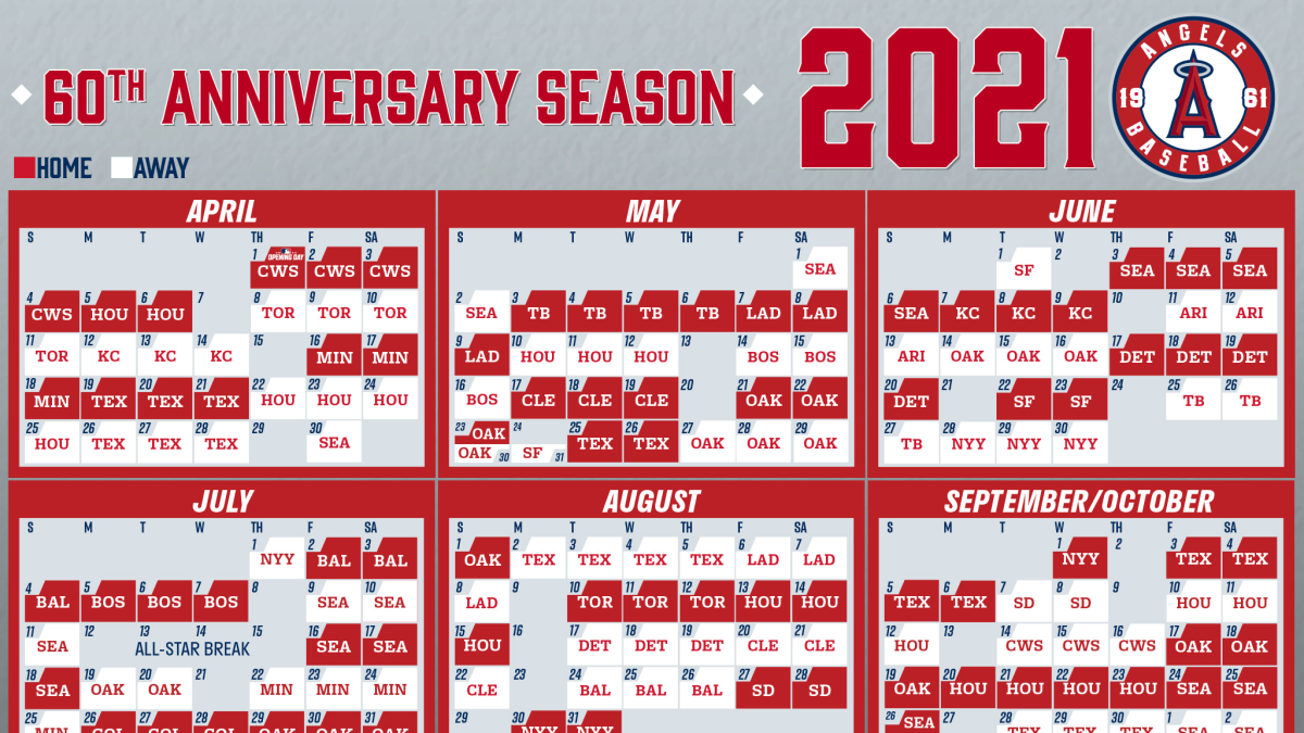 Angels Unveil Their Schedule For 2021 MLB Regular Season Los Angeles Times