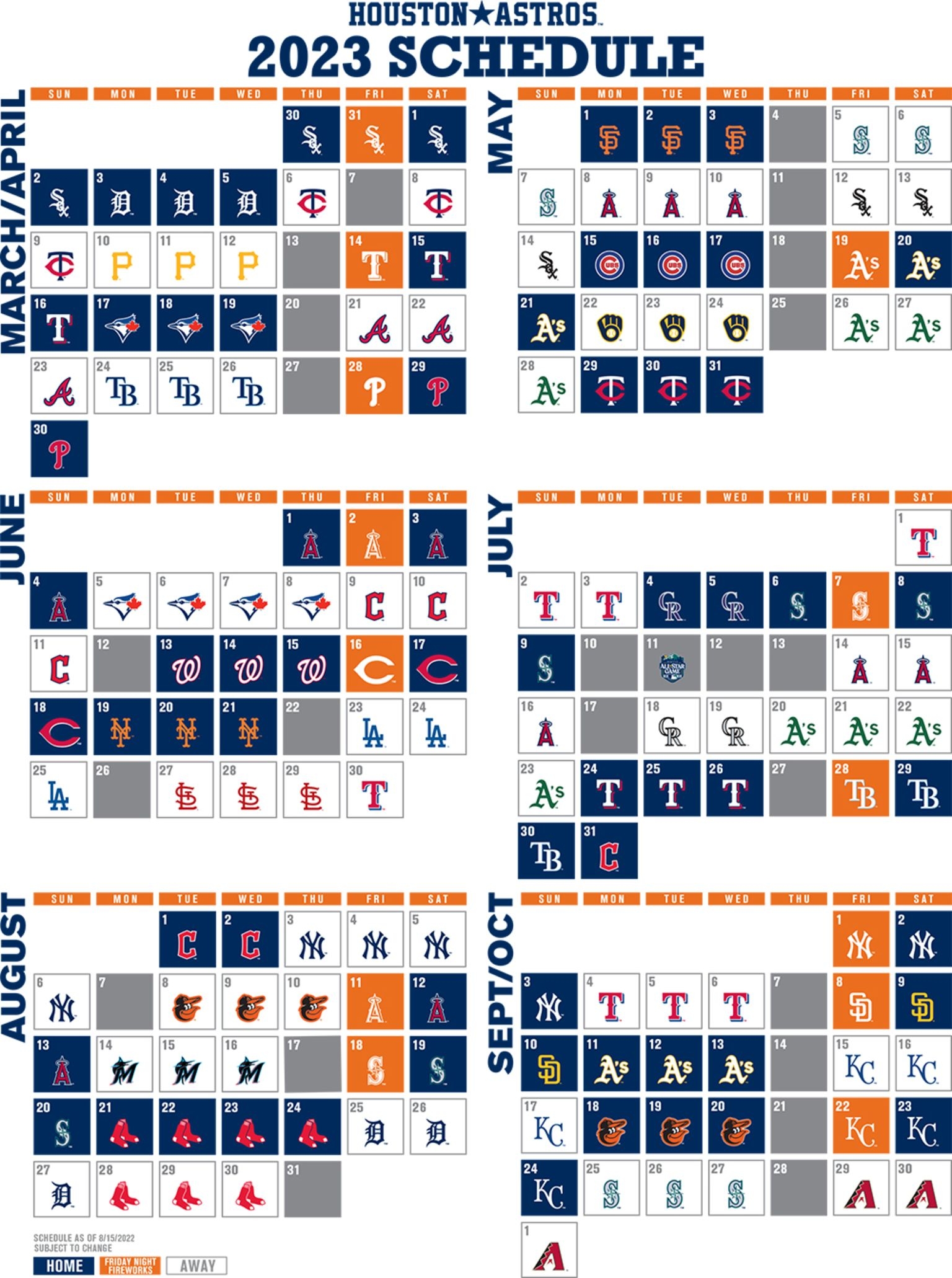 Houston Astros Schedule Printable Free Printable Templates