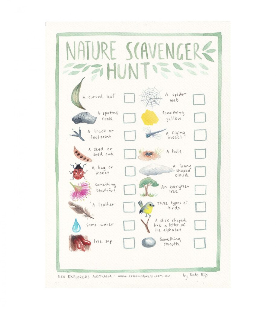 Scavenger Hunt Free Printable