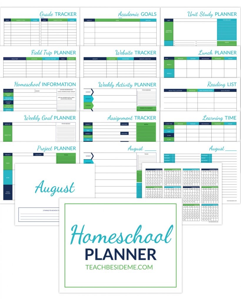 Free Homeschool Planner Printable