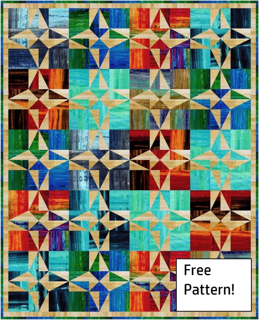 Barn Quilt Pattern To Make With Fabric Pieced Brain