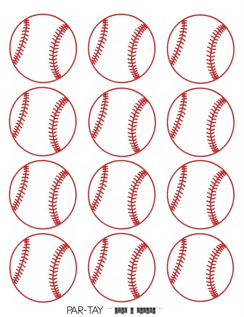 Baseball Tags Free Printable Party Like A Cherry Baseball Birthday Party Baseball Theme Party Baseball Birthday