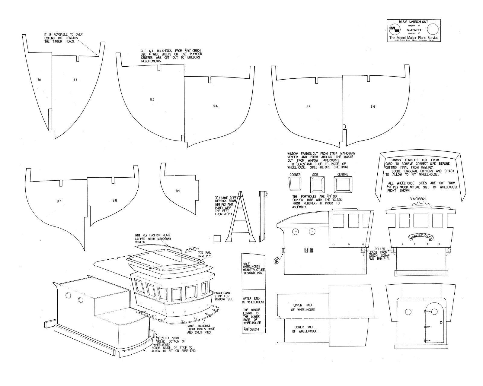 Printable Free Model Boat Plans Pdf Free Printable Templates