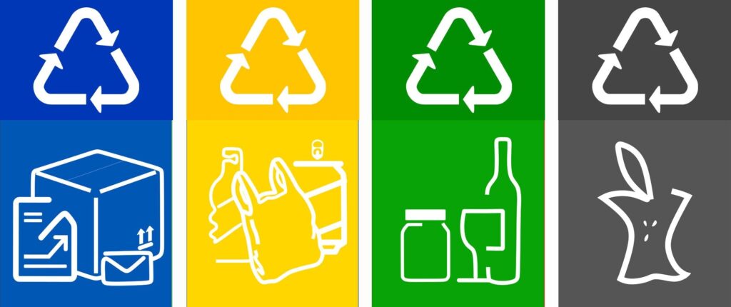 Bin Labels Recycling Recycle Printable