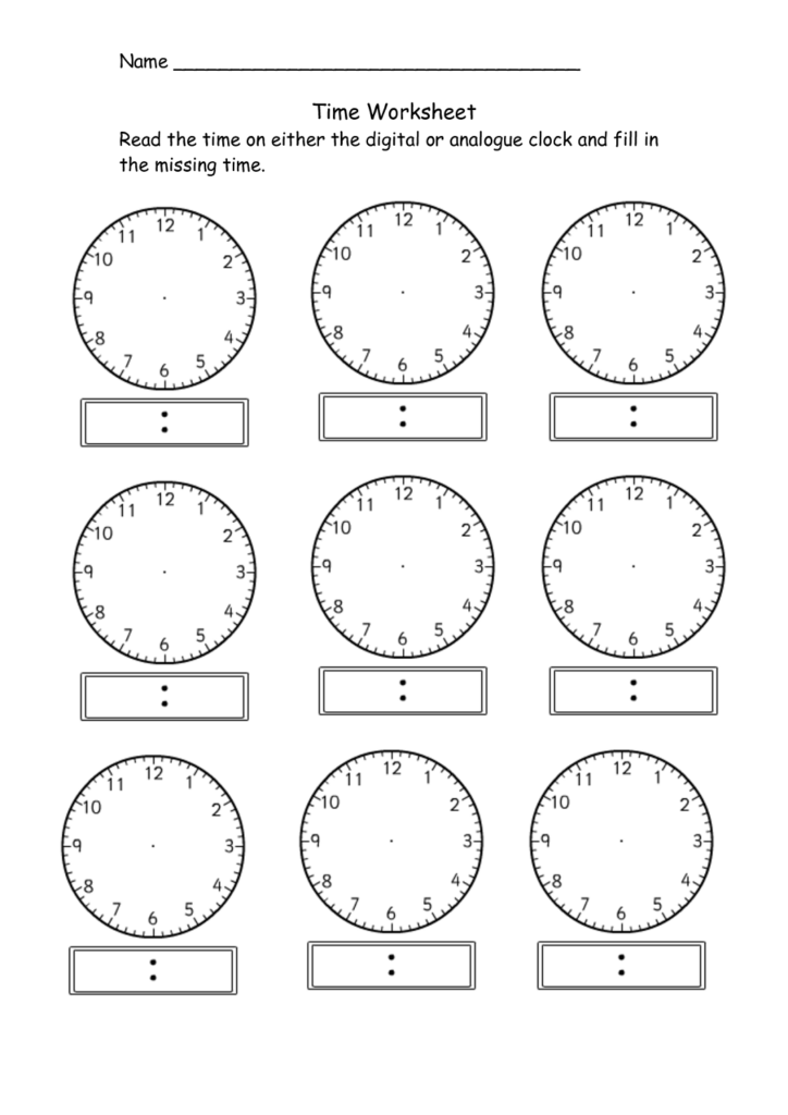 Blank Clock Worksheet To Print Activity Shelter Clock Worksheets Time Worksheets Kids Math Worksheets