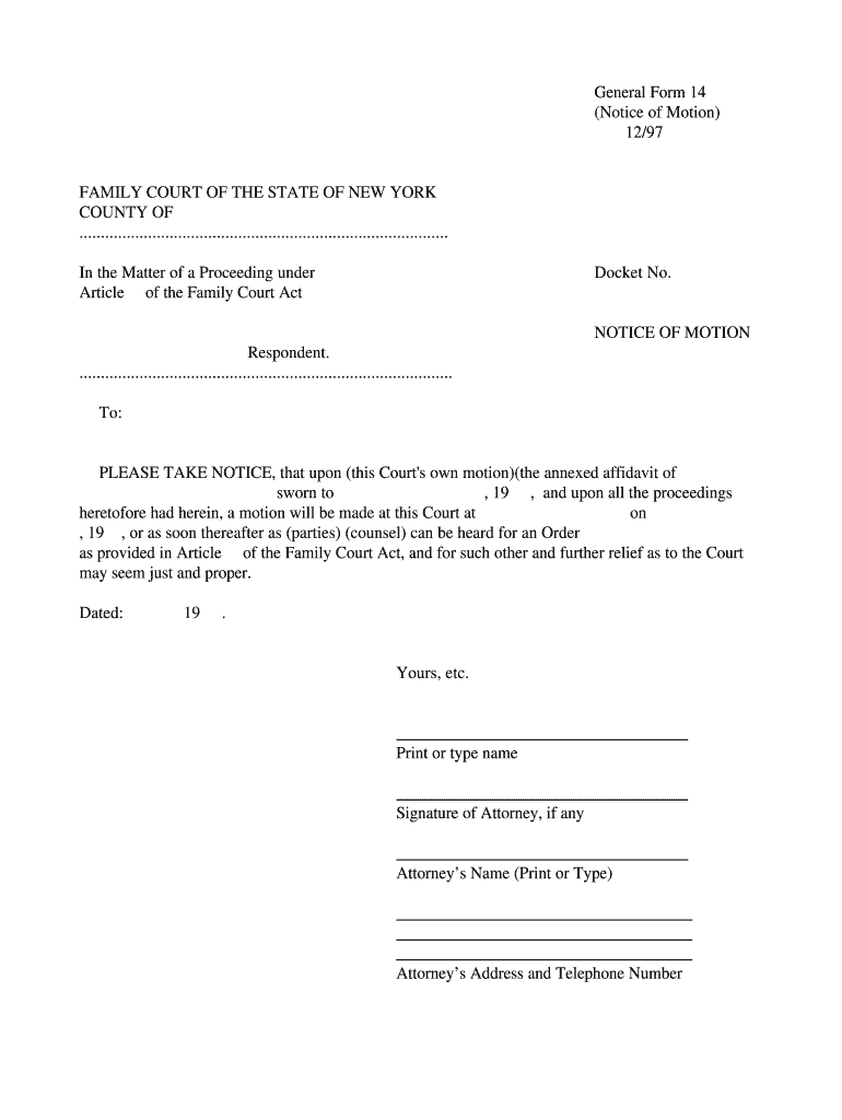 Blank Court Motion Forms Fill Online Printable Fillable Blank PdfFiller