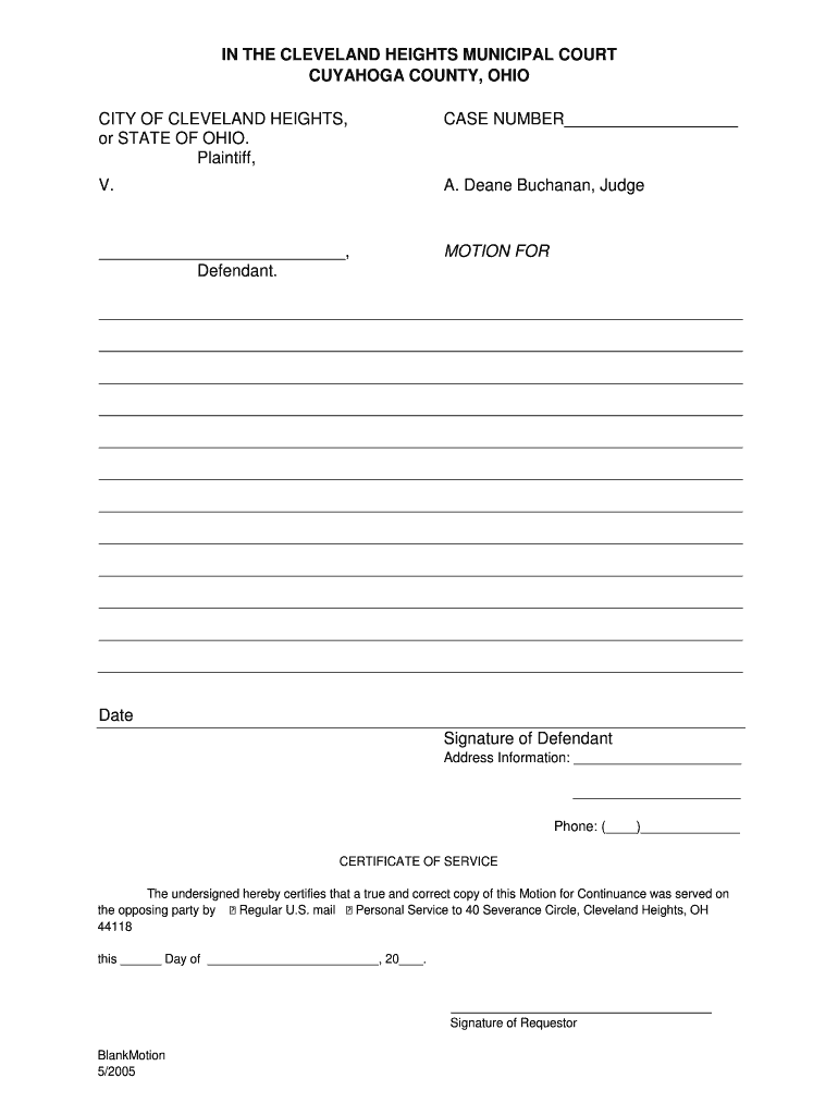 Blank Court Motion Forms Fill Out Sign Online DocHub