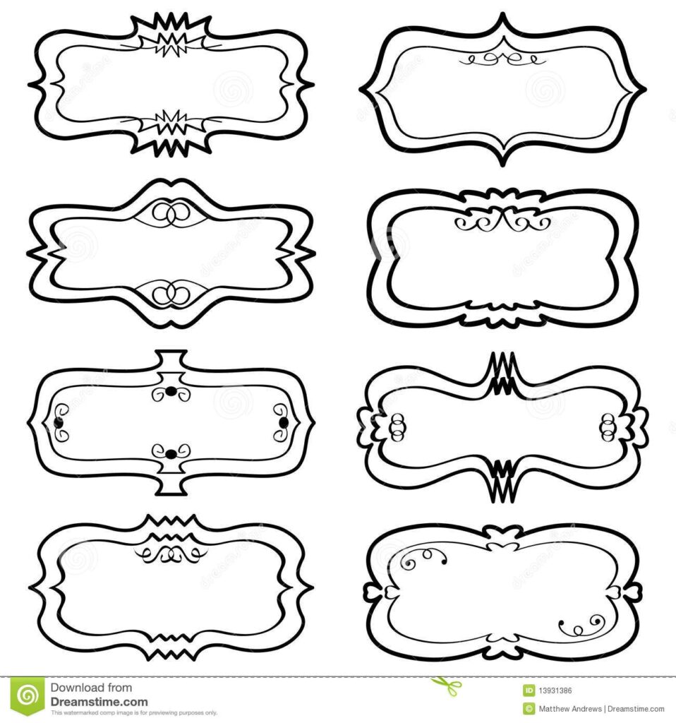 Free Printable Blank Labels Template