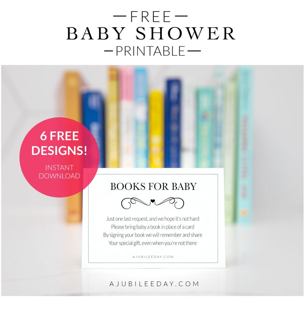 Bring A Book Instead Of A Card Free Printable Free Printable Templates