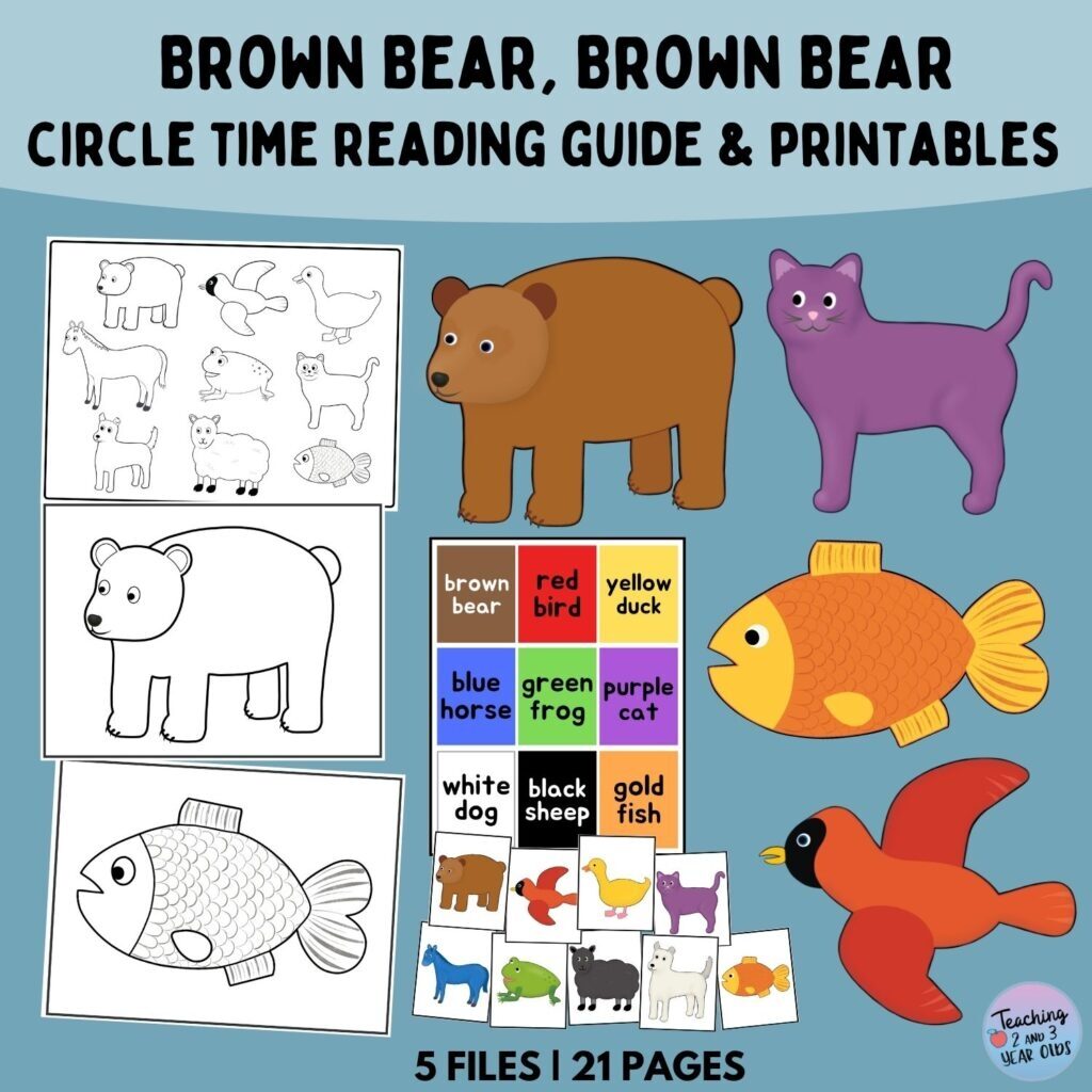 Brown Bear Brown Bear What Do You See Printable Book