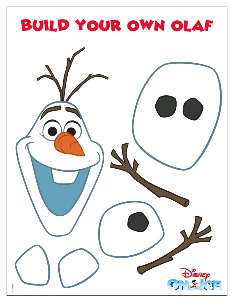 Build Your Own Olaf Printable Disney On Ice