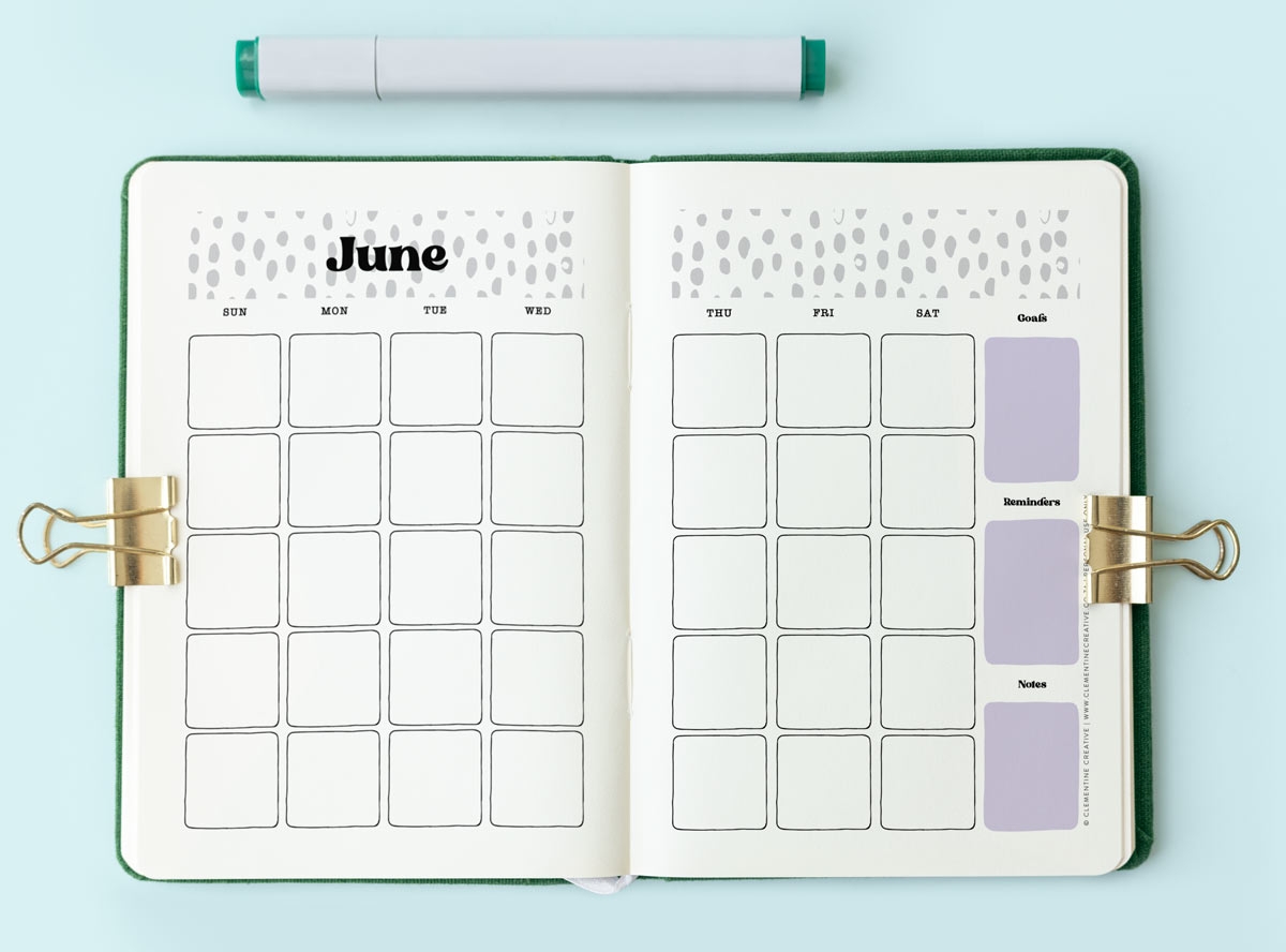 Bujo Calendar Pages 2023 Printable