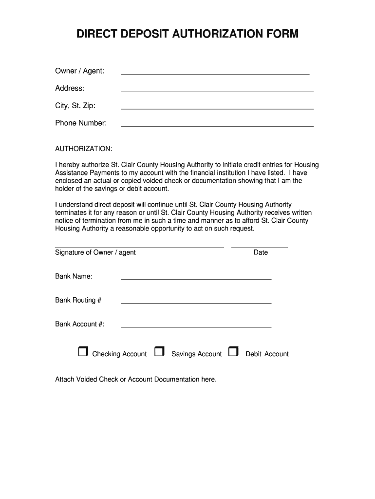 Canadian Ach Direct Deposit Forms Fill Out Sign Online DocHub