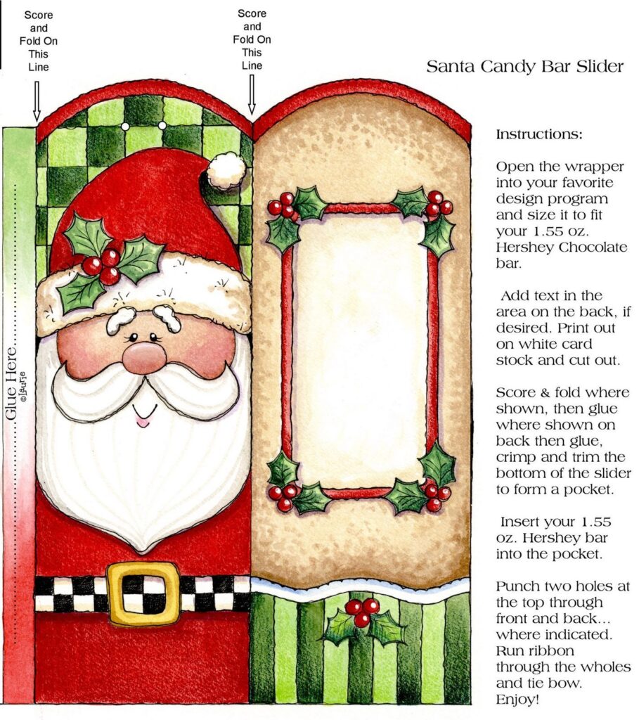 CANDY BAR SLIDER Christmas Candy Bar Christmas Fun Xmas Crafts