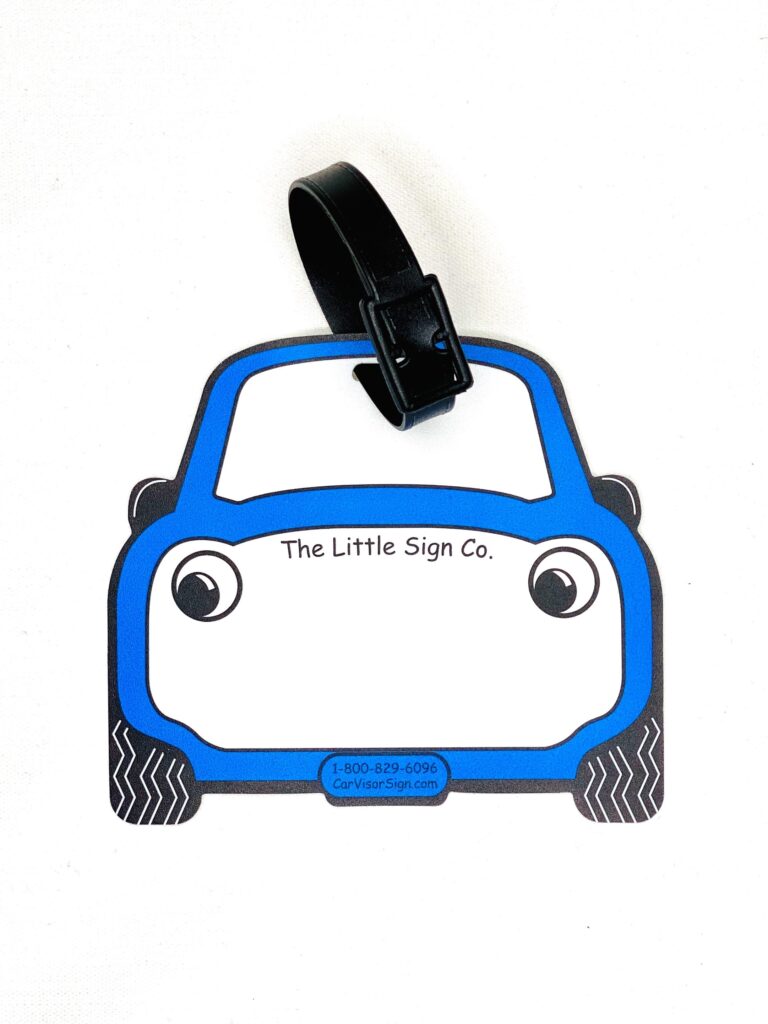 Car Rider Backpack Tag The Little Sign Co