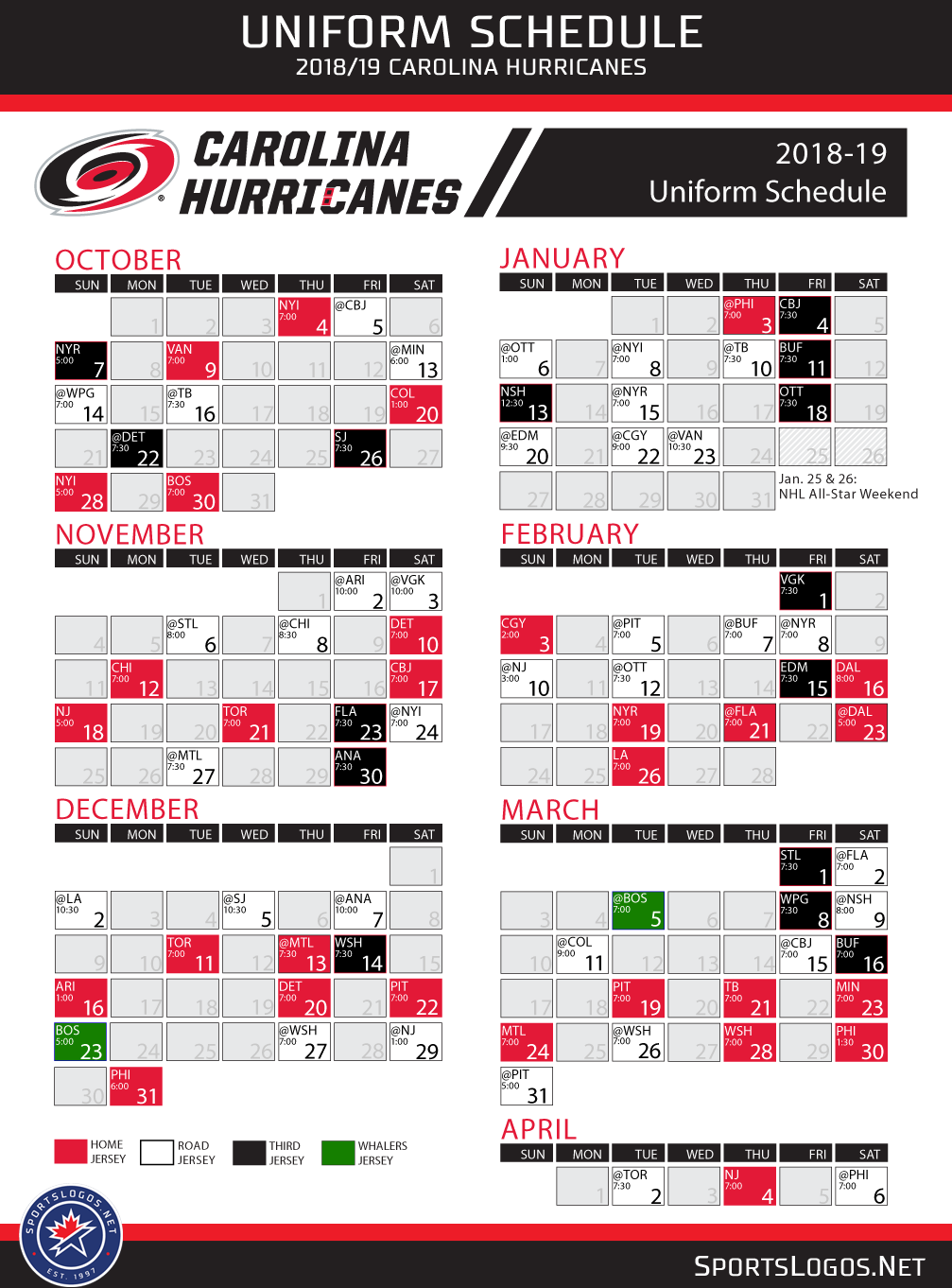 Carolina Hurricanes Jersey Schedule Sale SAVE 37 Imprepel br