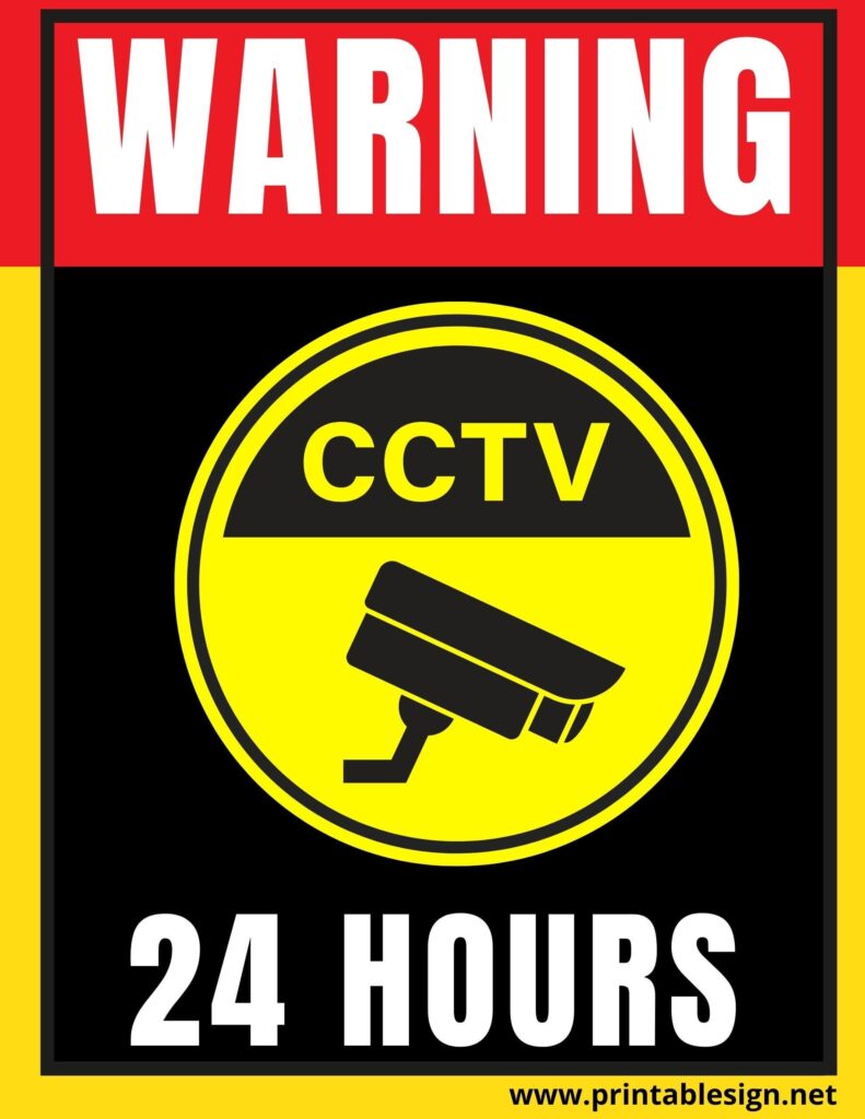 CCTV Signs Pack 20