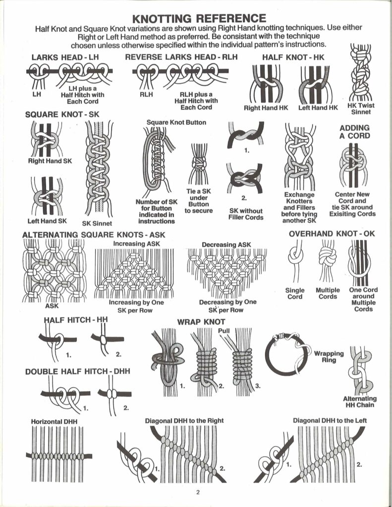 Christmas Knots Bows Xmas Macrame Pattern Book PDF Macrame Books Vintage Macrame Patterns Macrame Knots Pattern Diy Macrame Plant Hanger
