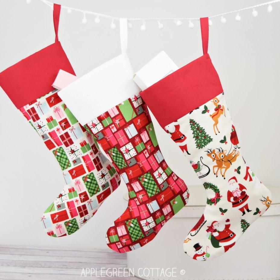 Christmas Stocking Pattern Free Pattern AppleGreen Cottage