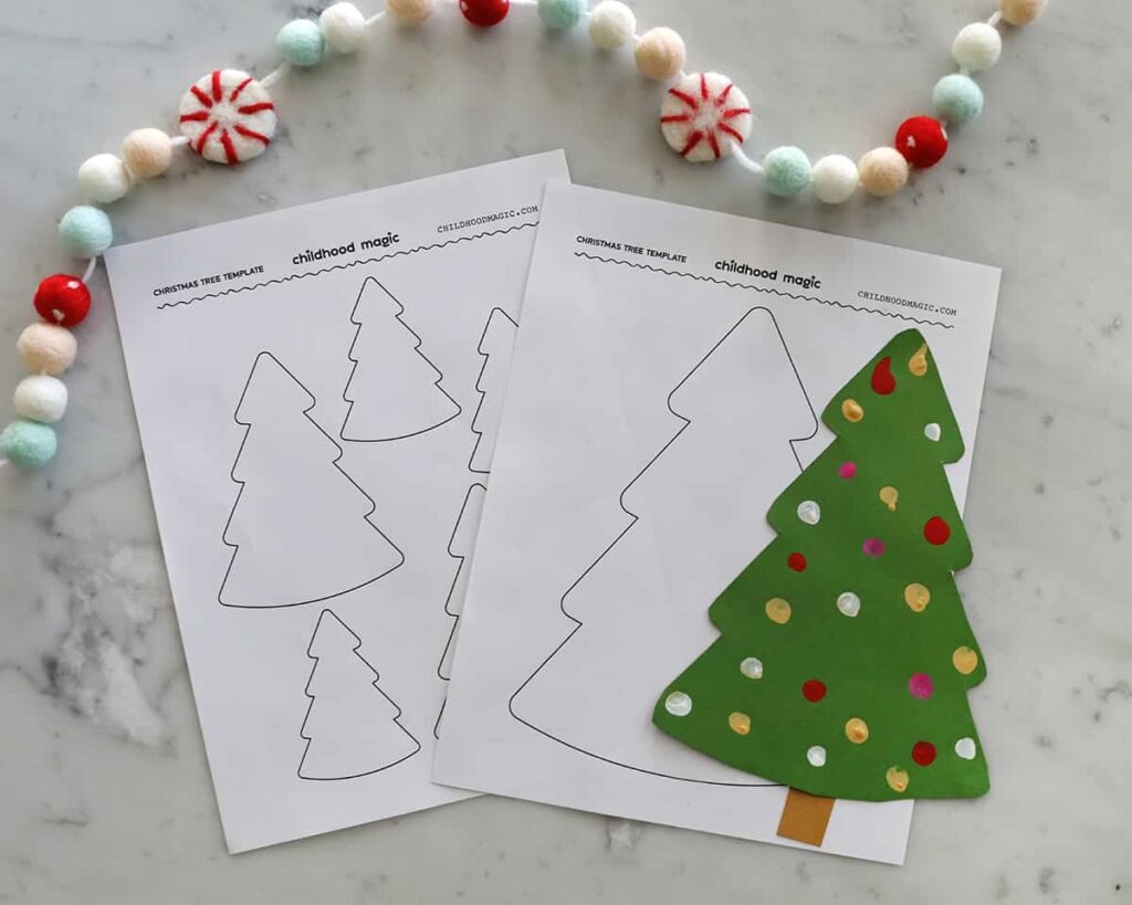 Christmas Tree Templates Free Printable