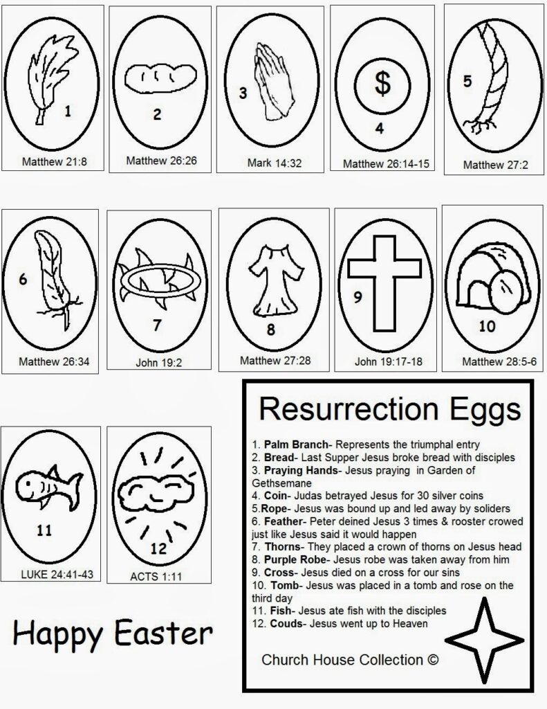 Free Printable Resurrection Eggs Story Printable