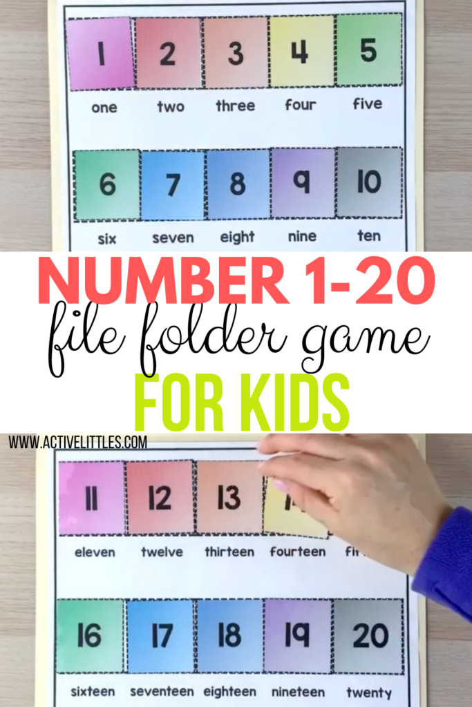 Color Matching File Folder Game 110 Colors And Words Printable Active Littles