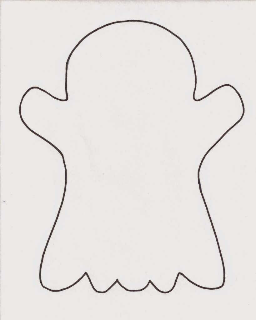 Free Printable Ghost Template