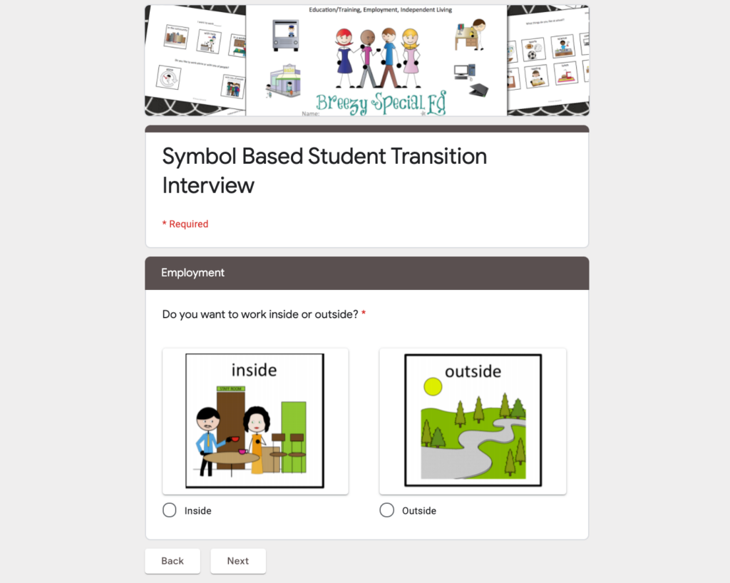 Free Printable Transition Assessments