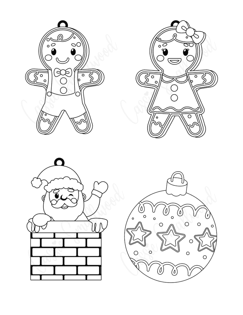 Cute Printable Christmas Ornaments Cassie Smallwood