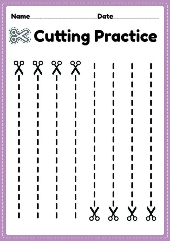 Cutting Practice Worksheets For Kids Free Printable Activity Sheets For Practicing Scissor Skills Printables 30Seconds Mom