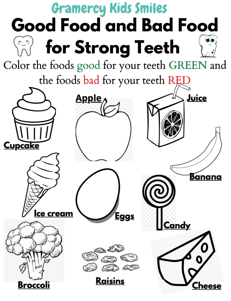 Dental Hygiene Worksheets For Kids Gramercy Kids Smiles