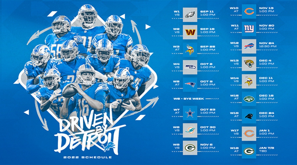 Detroit Lions Schedule 2022 AthlonSports Expert Predictions Picks And Previews