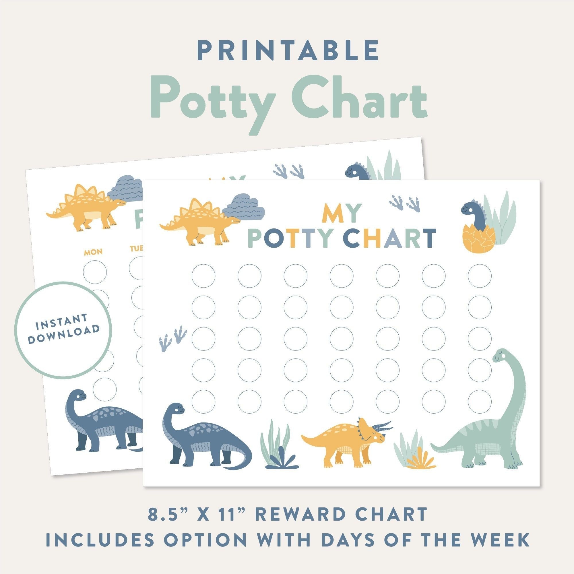 Free Printable Dinosaur Potty Training Chart Free Printable Templates